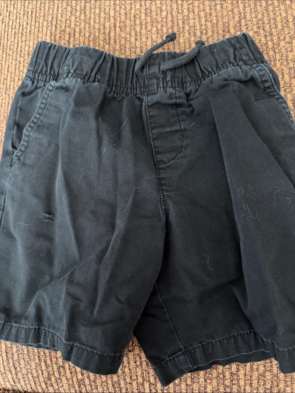 Garanimals Black Elastic-Waist Pull-On Kids Shorts